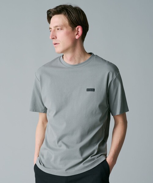 Columbia(コロンビア)の「限定展開 UVカット COLUMBIA BLACK LABEL/メンズ クリントンリム ショートスリーブクルー ストレッチ天竺/コロンビアブラックレーベル(Tシャツ/カットソー・メンズ・ホワイト/ダークグリーン/セージグリーン/ブラック・L/XL/S/M)」の4枚目の写真