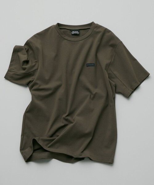 Columbia(コロンビア)の「限定展開 UVカット COLUMBIA BLACK LABEL/メンズ クリントンリム ショートスリーブクルー ストレッチ天竺/コロンビアブラックレーベル(Tシャツ/カットソー・メンズ・ホワイト/ダークグリーン/セージグリーン/ブラック・L/XL/S/M)」の3枚目の写真