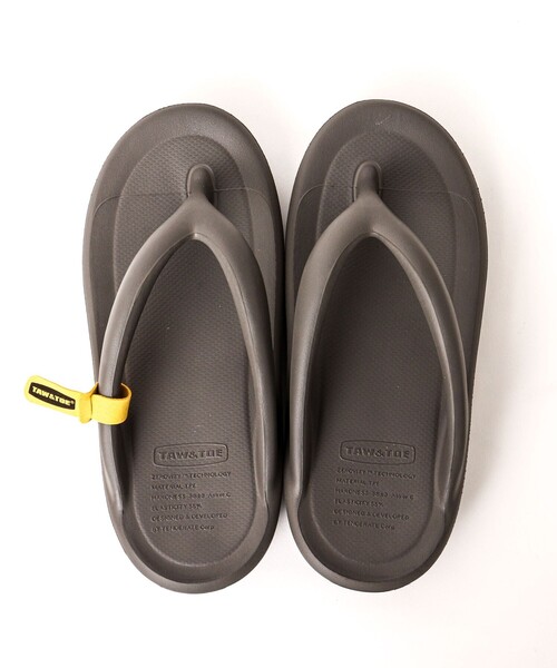 TAW&TOE（トーアンドトー）の「【TAW&TOE/トーアンドトー】ZEROVITY Flipflop OG リカバリーサンダル（サンダル・メンズ・ブラック/チャコールグレー・XL/L/M）」の16枚目の写真