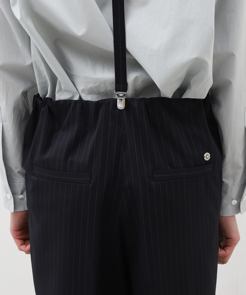 セール】【CALMER / カルメール】別注 サスペンダーパンツ