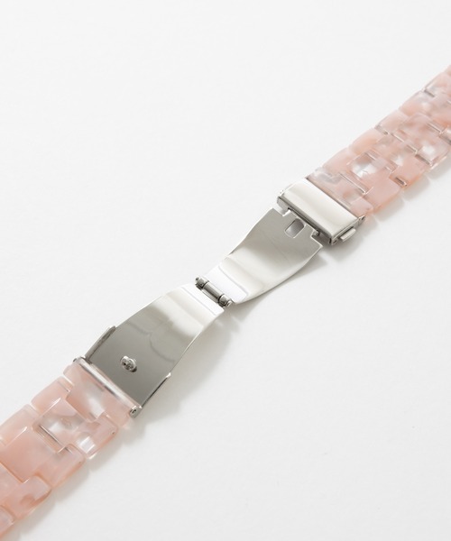 emonique（エモニーク）の「レジン製 Apple Watch Band スマートウォッチバンド【38/40/41/42/44/45/49mm対応】（デジタル腕時計・レディース・ピンク/クリアブルー/ライトブルー/アイボリー/オフホワイト/ブルー/クリア/グリーン/ホワイト/ミント・42/38）」の17枚目の写真