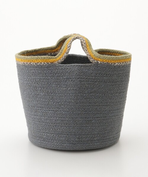 &Bridge(アンドブリッジ)の「Earth Made (アースメイド) ジュート筒型BAG(BU)(ハンドバッグ・レディース・ブルー系その他・99)」の1枚目の写真