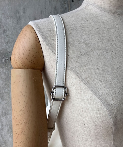 meJane（ミージェーン）の「リボンギャザーバックパック（バックパック/リュック・レディース・ブラック/オフホワイト/シルバー・FREE）」の16枚目の写真