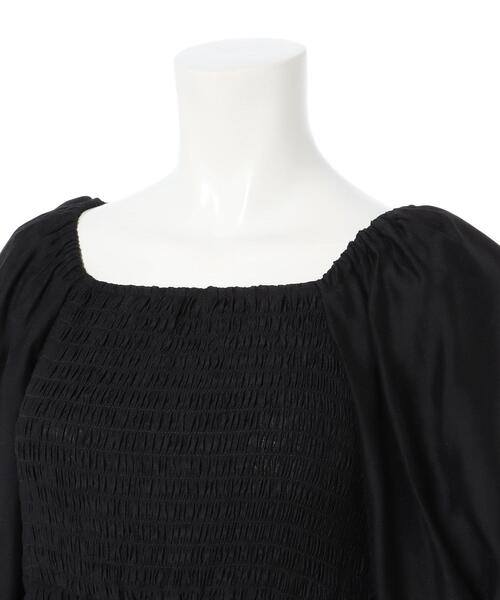 INGNI（イング）の「Backリボンスクエアネックバルーンスリーブ／ワンピース（ワンピース・レディース・アイボリー/ブラック・M）」の17枚目の写真