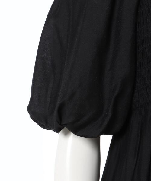 INGNI（イング）の「Backリボンスクエアネックバルーンスリーブ／ワンピース（ワンピース・レディース・アイボリー/ブラック・M）」の19枚目の写真