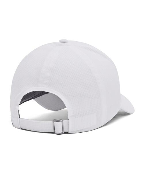 UNDER ARMOUR(アンダーアーマー)の「UAアイソチル アーマーベント アジャスタブル キャップ(トレーニング/メンズ)(キャップ・メンズ・ホワイト・ONESIZE)」の2枚目の写真