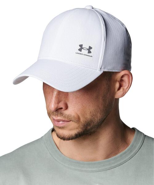 UNDER ARMOUR(アンダーアーマー)の「UAアイソチル アーマーベント アジャスタブル キャップ(トレーニング/メンズ)(キャップ・メンズ・ホワイト・ONESIZE)」の5枚目の写真
