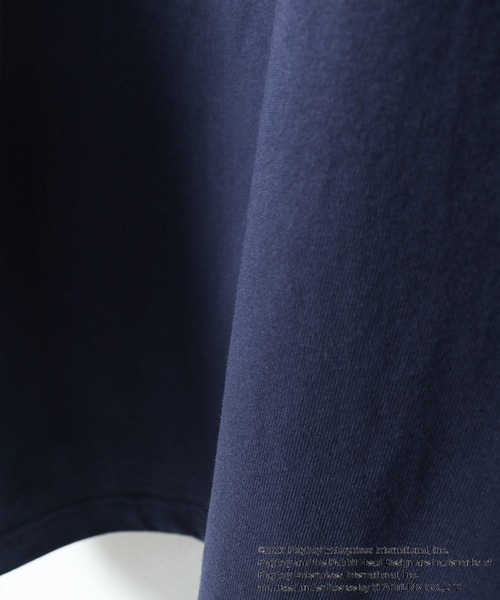 PLAYBOY(プレイボーイ)の「【PLAYBOY】×【SEQUENZ】 綿100 ライン バックプリント リンガーTシャツ(Tシャツ/カットソー・メンズ・ブラック/レッド/ネイビー/アイボリー・SMALL/MEDIUM/LARGE/X-LARGE)」の11枚目の写真