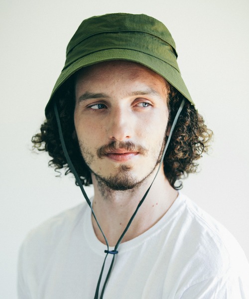 【セール】HUNTISM ハンティズム / Nylon Safari Hat ナイロンサファリハット 速乾撥水バケットハット / htm241010（ハット）｜HUNTISM（ハンティズム）