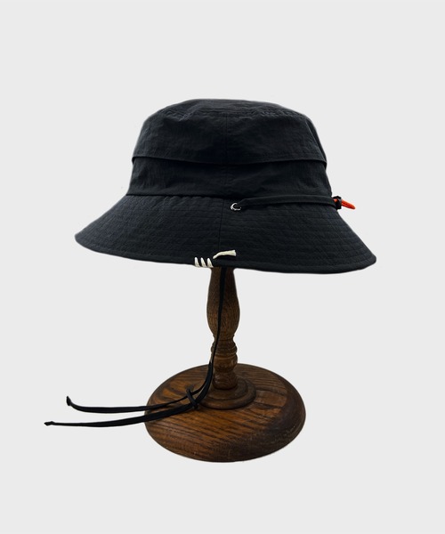 【セール】HUNTISM ハンティズム / Nylon Safari Hat ナイロンサファリハット 速乾撥水バケットハット / htm241010（ハット）｜HUNTISM（ハンティズム）