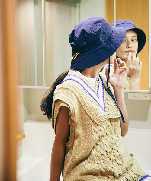 【セール】HUNTISM ハンティズム / Nylon Safari Hat ナイロンサファリハット 速乾撥水バケットハット / htm241010（ハット）｜HUNTISM（ハンティズム）