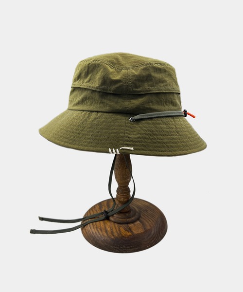 【セール】HUNTISM ハンティズム / Nylon Safari Hat ナイロンサファリハット 速乾撥水バケットハット / htm241010（ハット）｜HUNTISM（ハンティズム）
