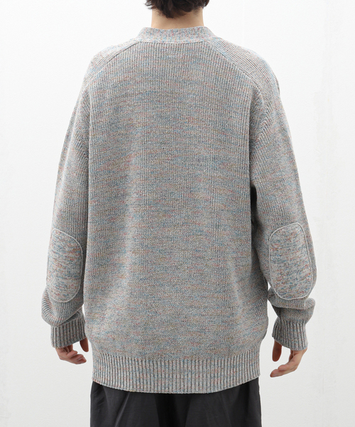 EDIFICE（エディフィス）の「LA BOUCLE (ラブークル) シルクリネン Space Dyed カーディガン（カーディガン/ボレロ・メンズ・A/アイボリー・LARGE）」の6枚目の写真