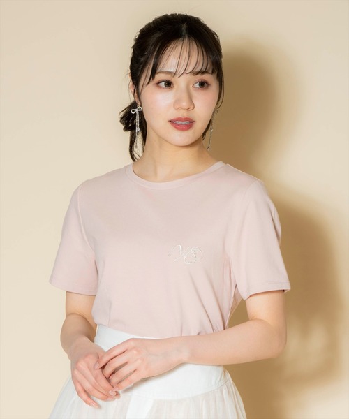 WILLSELECTION(ウィルセレクション)の「WSロゴTシャツ(Tシャツ/カットソー・レディース・ミント/ピンク/オフホワイト・FREE)」の3枚目の写真