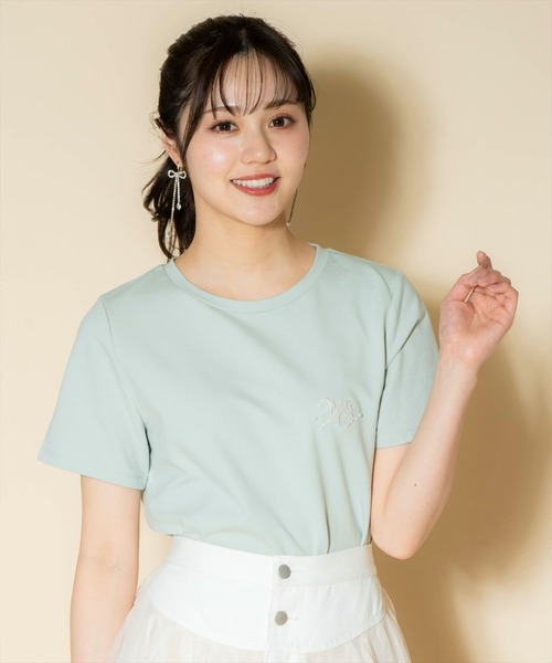WILLSELECTION(ウィルセレクション)の「WSロゴTシャツ(Tシャツ/カットソー・レディース・ミント/ピンク/オフホワイト・FREE)」の11枚目の写真