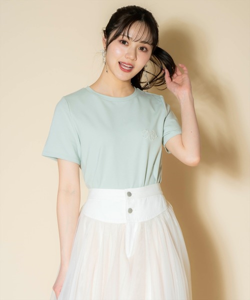 WILLSELECTION(ウィルセレクション)の「WSロゴTシャツ(Tシャツ/カットソー・レディース・ミント/ピンク/オフホワイト・FREE)」の12枚目の写真