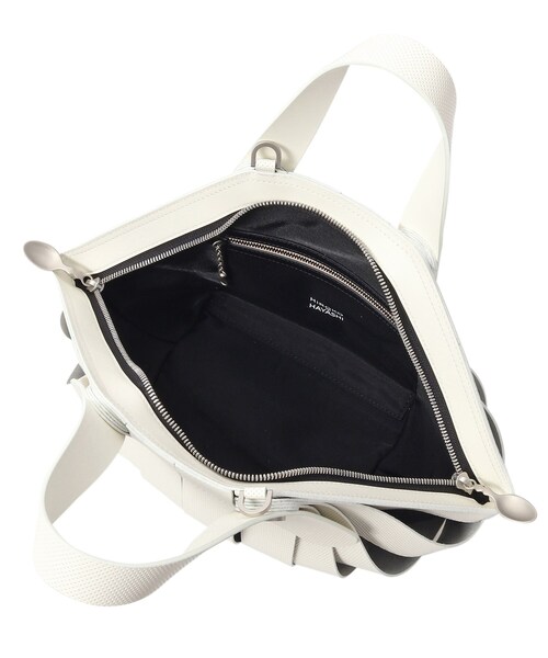 HIROKO HAYASHI（ヒロコハヤシ）の「OSSO VIVO PUNTI（オッソ ヴィーヴォ プンティ）ハンドバッグ（ハンドバッグ・レディース・ライトグリーン系/ホワイト系6/ブラック系3/ライトイエロー系4/グレー系その他4/ベージュ系3/サックスブルー系3・00）」の21枚目の写真