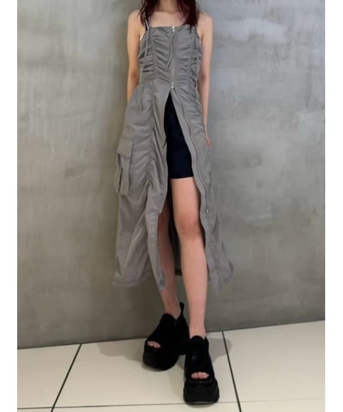 SLY（スライ）の「DROST LINE S/PT ドロスト ライン ショートパンツ（スラックス・レディース・ネイビー/レッド・FREE）」の7枚目の写真