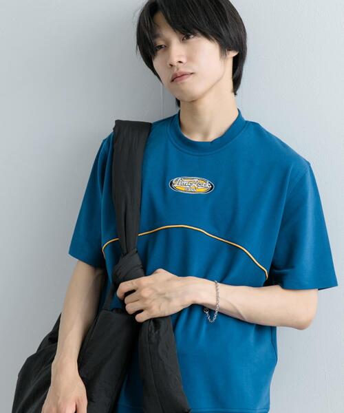SENSE OF PLACE by URBAN RESEARCH(センスオブプレイスバイアーバンリサーチ)の「ブロックドデザインTシャツ(5分袖)(Tシャツ/カットソー・メンズ・ブルー/ブラック/グリーン・MEDIUM/LARGE)」の22枚目の写真