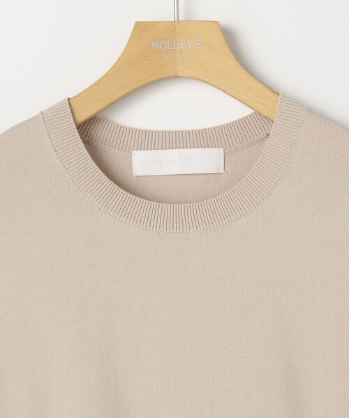 NOLLEY’S Sophi(ノーリーズソフィ)の「《手洗い可能》シアーフレアスリーブプルオーバーカットソー(ニット/セーター・レディース・ベージュ/ブラック/オフホワイト・38)」の15枚目の写真