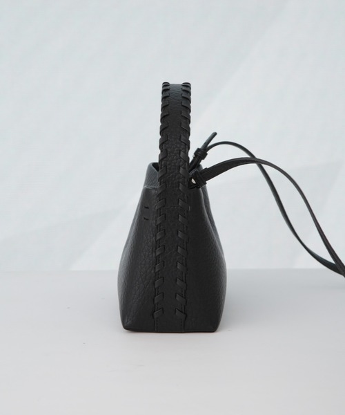 ADD CULUMN（アドカラム）の「ADD CULUMN/TURN WIDE SHLD（ハンドバッグ・レディース・ブラック/ブラウン・FREE）」の6枚目の写真