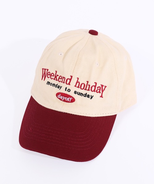 WC（ダブル シー）の「バイカラーレタリングキャップ（キャップ・レディース・ネイビー/レッド/グリーン・FREE）」の21枚目の写真