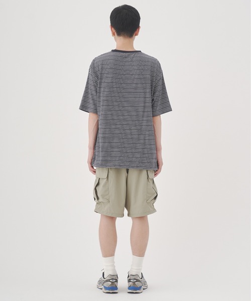 YOEL(ヨエル)の「YOEL - nylon cargo short pants / ナイロンカーゴショートパンツ(カーゴパンツ・メンズ・カーキ/ネイビー・LARGE/MEDIUM)」の8枚目の写真