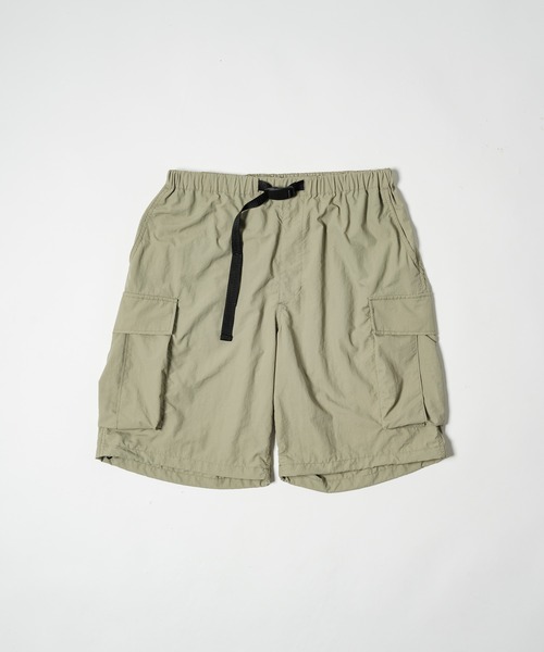 YOEL(ヨエル)の「YOEL - nylon cargo short pants / ナイロンカーゴショートパンツ(カーゴパンツ・メンズ・カーキ/ネイビー・LARGE/MEDIUM)」の14枚目の写真