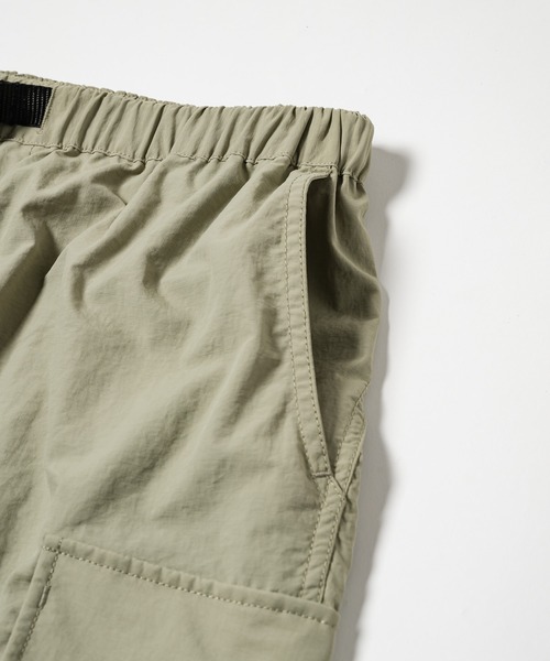 YOEL(ヨエル)の「YOEL - nylon cargo short pants / ナイロンカーゴショートパンツ(カーゴパンツ・メンズ・カーキ/ネイビー・LARGE/MEDIUM)」の18枚目の写真
