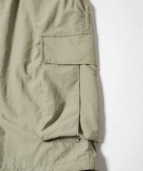 YOEL(ヨエル)の「YOEL - nylon cargo short pants / ナイロンカーゴショートパンツ(カーゴパンツ・メンズ・カーキ/ネイビー・LARGE/MEDIUM)」の19枚目の写真