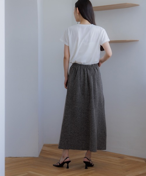 coca（coca）（コカ）の「【WEB限定セール】リネンライクVネックベスト＆スカートセット（セットアップ・レディース・チャコール・M/S/L）」の10枚目の写真