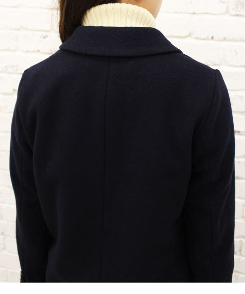 CIAOPANIC（チャオパニック）の「【Ciaopanic】　メルトンチェスターコート（チェスターコート・レディース・グレー/ネイビー/キャメル・FREE）」の8枚目の写真