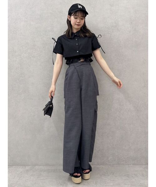 dazzlin(ダズリン)の「リボンスリーブショートシャツ(シャツ/ブラウス・レディース・ピンク/ブラック/オフホワイト/その他1・FREE)」の21枚目の写真