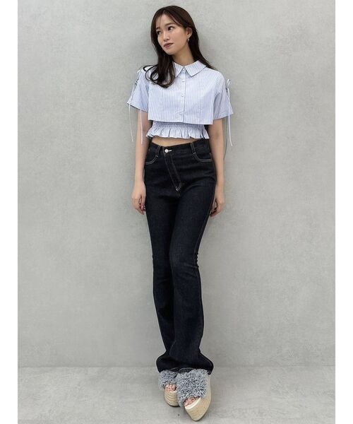 dazzlin(ダズリン)の「リボンスリーブショートシャツ(シャツ/ブラウス・レディース・ピンク/ブラック/オフホワイト/その他1・FREE)」の17枚目の写真