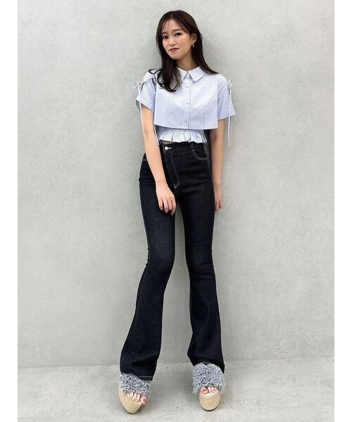 dazzlin(ダズリン)の「リボンスリーブショートシャツ(シャツ/ブラウス・レディース・ピンク/ブラック/オフホワイト/その他1・FREE)」の20枚目の写真