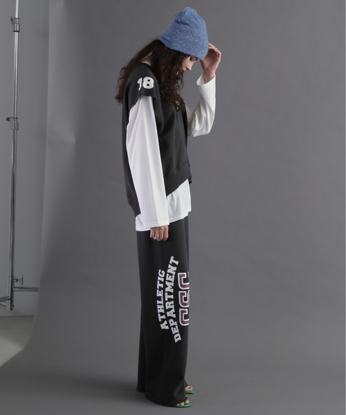 【セール】(CREOLME)サイドプリントスウェットパンツ（スウェットパンツ）｜CREOLME（クレオルム）