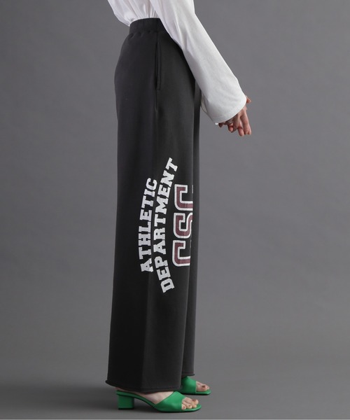 【セール】(CREOLME)サイドプリントスウェットパンツ（スウェットパンツ）｜CREOLME（クレオルム）