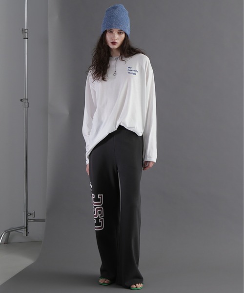 【セール】(CREOLME)サイドプリントスウェットパンツ（スウェットパンツ）｜CREOLME（クレオルム）