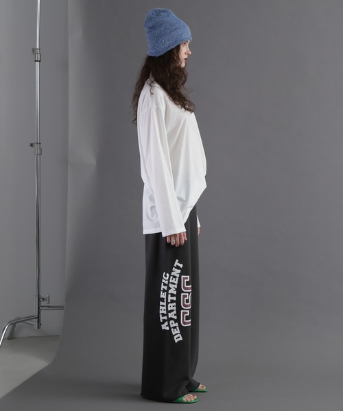 【セール】(CREOLME)サイドプリントスウェットパンツ（スウェットパンツ）｜CREOLME（クレオルム）