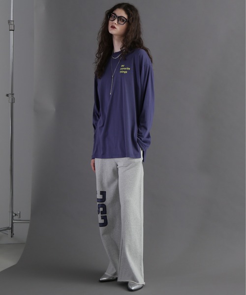 【セール】(CREOLME)サイドプリントスウェットパンツ（スウェットパンツ）｜CREOLME（クレオルム）