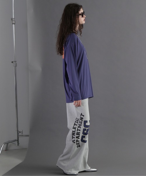 【セール】(CREOLME)サイドプリントスウェットパンツ（スウェットパンツ）｜CREOLME（クレオルム）