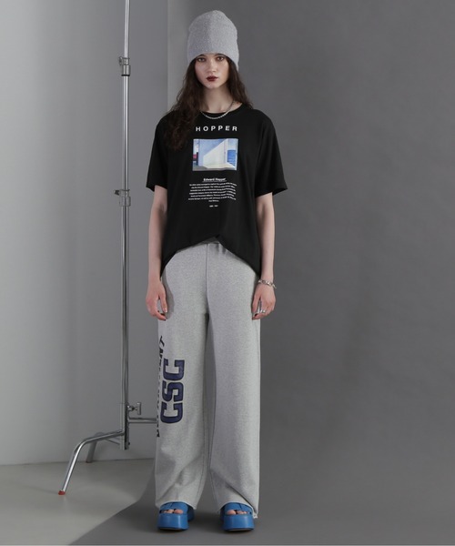 【セール】(CREOLME)サイドプリントスウェットパンツ（スウェットパンツ）｜CREOLME（クレオルム）