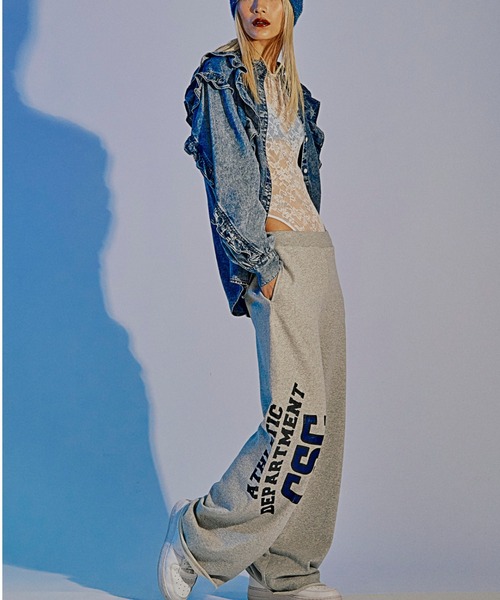 【セール】(CREOLME)サイドプリントスウェットパンツ（スウェットパンツ）｜CREOLME（クレオルム）