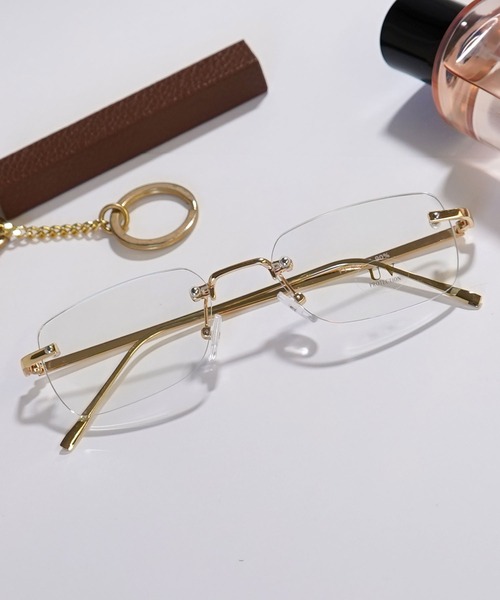 Burner(バーナー)の「【GROOVY STORE】リムレスメガネ ユニセックス(メガネ・メンズ・シルバー/シルバー系その他2/ゴールド/ゴールド系その他2/ゴールド系その他3/シルバー系その他3/シルバー系その他4・FREE)」の7枚目の写真