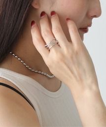 cheriella | 【cheriella】3連クロスラインリング TRIPLE CROSS LINE RING(リング)