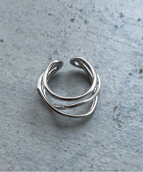 cheriella（シェリエラ）の「【cheriella】3連クロスラインリング TRIPLE CROSS LINE RING（リング・レディース・シルバー/ゴールド・FREE）」の14枚目の写真