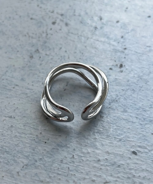 cheriella（シェリエラ）の「【cheriella】3連クロスラインリング TRIPLE CROSS LINE RING（リング・レディース・シルバー/ゴールド・FREE）」の15枚目の写真