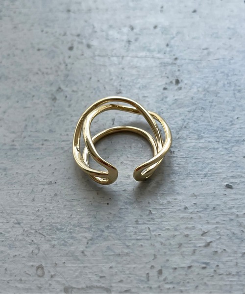 cheriella（シェリエラ）の「【cheriella】3連クロスラインリング TRIPLE CROSS LINE RING（リング・レディース・シルバー/ゴールド・FREE）」の17枚目の写真