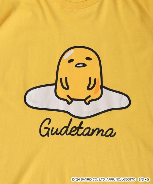 sanrio(サンリオ)の「sanrio ぐでたま キングビッグTシャツ(Tシャツ/カットソー・レディース・レモンイエロー・FREE)」の3枚目の写真