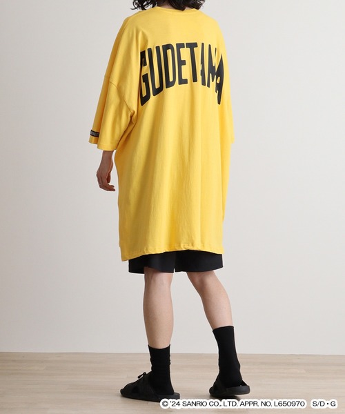 sanrio(サンリオ)の「sanrio ぐでたま キングビッグTシャツ(Tシャツ/カットソー・レディース・レモンイエロー・FREE)」の14枚目の写真